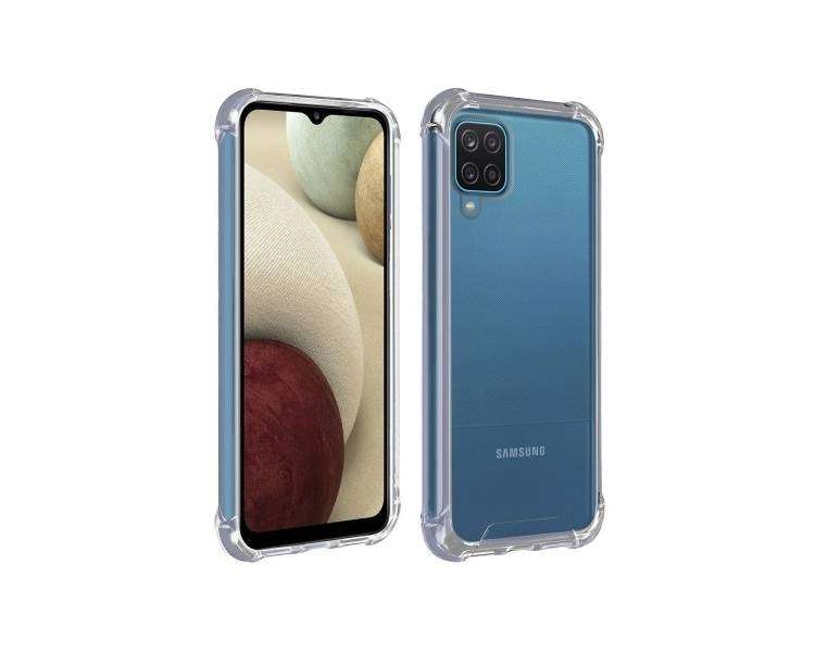 Funda Antigolpe Samsung Galaxy A12 Gel Transparente con esquinas Reforzadas